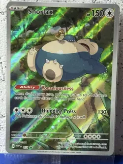 Pokemon TCG Snorlax 051 SV Scarlet & Violet 151 Promo Card Sealed - Image 1