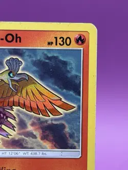 Shining Ho-Oh SM70 Pokemon Promo Card Holo LP - Image 3