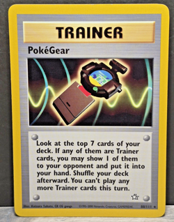 PokeGear 88/111 Neo Genesis Rare Trainer Pokemon Card TCG WoTC - Image 1