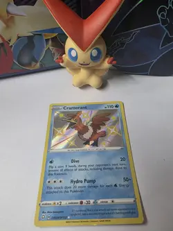 Cramorant SV030/SV122 - Shiny Holo Rare - Shining Fates Pokemon Card MINT - Image 1