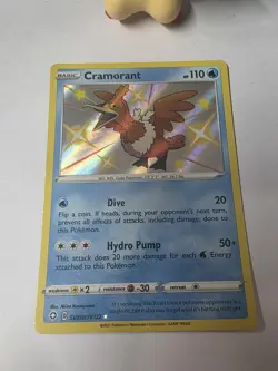 Cramorant SV030/SV122 - Shiny Holo Rare - Shining Fates Pokemon Card MINT - Image 2