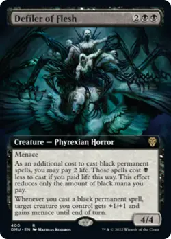 Defiler of Flesh (Extended Art) Dominaria United NM CARD ABUGames - Image 1