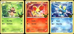 Chespin XY01 Fennekin XY02 Froakie XY03 JUMBO Black Star Promo Pokemon Card - Image 1