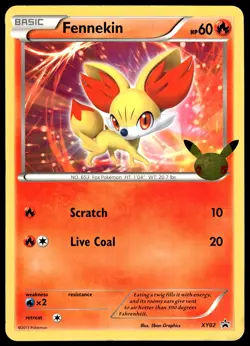 Chespin XY01 Fennekin XY02 Froakie XY03 JUMBO Black Star Promo Pokemon Card - Image 4