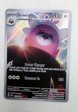 Bewear 079/064 IR Shrouded Fable Pokemon Card Full Art Holo NM - Image 1