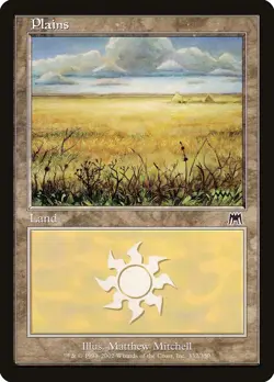 Plains (332) Onslaught PLD Basic Land MAGIC THE GATHERING MTG CARD ABUGames - Image 1