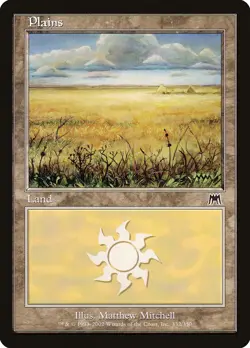 Plains (332) Onslaught NM Basic Land MAGIC THE GATHERING MTG CARD ABUGames - Image 1