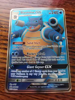 Blastoise GX SM189 - Black Star Promo - Full Art Ultra Rare Pokemon Card - LP! - Image 1