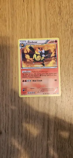Pokemon TCG Emboar Black White BW21 Holo Promo Promo Mint Condition Card - Image 2