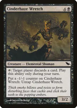 Cinderhaze Wretch Shadowmoor NM Black Common MAGIC THE GATHERING CARD ABUGames - Image 1