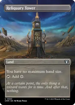 [MTG] Reliquary Tower (Borderless) (0663) (CMM) NM - Image 1
