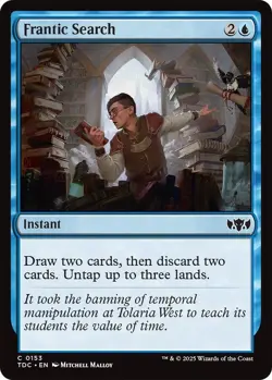 Frantic Search 153 Commander: Tarkir: Dragonstorm NM - Image 1
