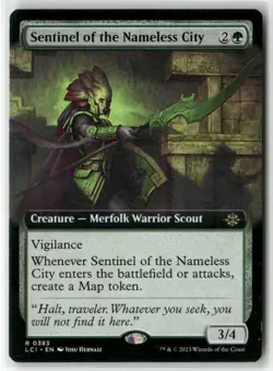 Sentinel of the Nameless City (Extended Art) R The Lost Caverns of Ixalan 383 NM - Image 1