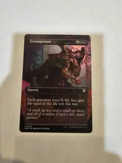 Exsanguinate (Borderless) Commander Masters Regular - Image 1