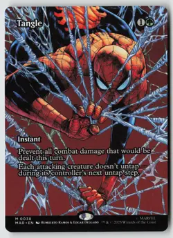 Tangle (Borderless) 38 Marvel Universe Eternal-Legal Magic: The Gathering NM - Image 1