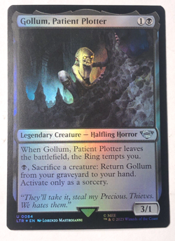 Gollum, Patient Plotter FOIL 84 the Lord of the Rings MTG Magic the Gathering NM - Image 1