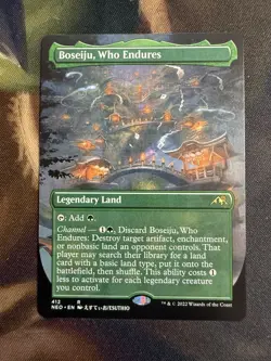Boseiju, Who Endures (Borderless) Kamigawa: Neon Dynasty Regular - Image 1
