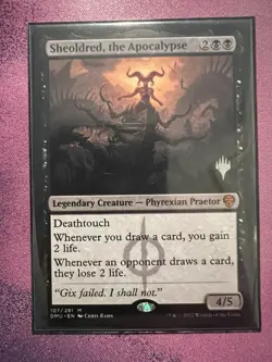 Sheoldred, The Apocalypse Promo Pack version MTG NM Never Played - Image 3
