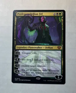 Professor Dellian Fel-NM/M Pack Fresh-Secrets of Strixhaven MTG Magic English - Image 1