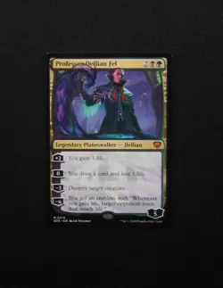 MTG PROFESSOR DELLIAN FEL Multi-color Planeswalker Secrets Strixhaven - Image 1