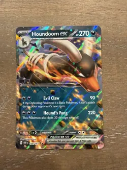 Houndoom ex 134/197 Double Rare Obsidian Flames Pokemon Near Mint - Image 1