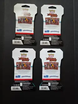 Lot of Four (4) Destined Rivals Pokemon Booster Packs - Image 2