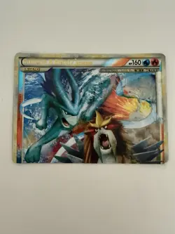 Pokemon Suicune and Entei Legend (Top) Unleashed Ultra Rare 94/95 - Image 1