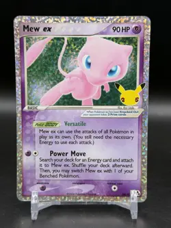 Mew ex 88/92 Celebrations Classic Collection Pokemon Holo English LP - Image 1