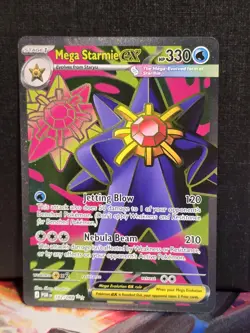 Mega Starmie EX 102/088 Full Art Ultra Rare Pokemon TCG: Perfect Order - Image 1