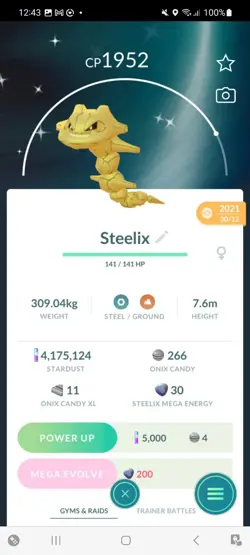 Pokemon Go Shiny Steelix - Image 1