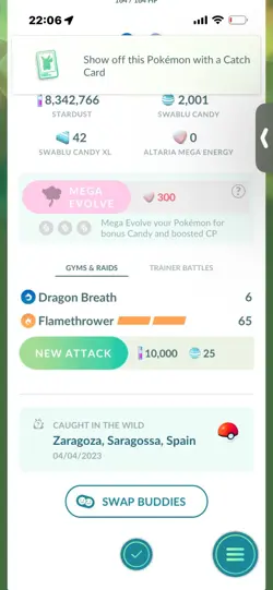Pokemon Go Shiny Altaria ( Max CP) - Image 2