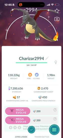 Pokemon Go Shiny charzard ( Max CP) - Image 1