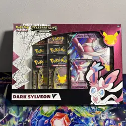 Pokemon TCG 25th Anniversary Celebrations Dark Sylveon V Collection Box | Sealed - Image 1