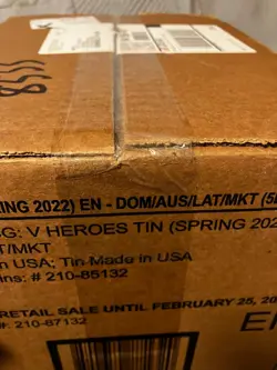 Pokemon TCG Tin Spring 2022 V Heroes Case of 6 Sealed Tins Evolving Skies - Image 4