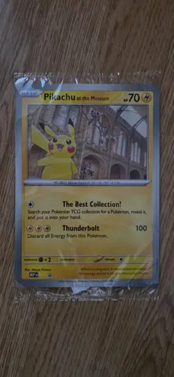 Pokemon Jumbo Pikachu At The Museum Promo / SEALED - Image 1
