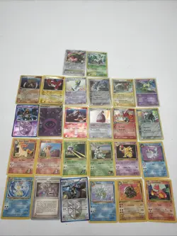 Lot of 26 Vintage Original Pokemon Cards - MP-HP 1998-2012 - Image 1