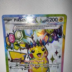 2024 Pokemon Surging Sparks EN #219 Pikachu EX Ultra Rare Pokemon TCG English - Image 2