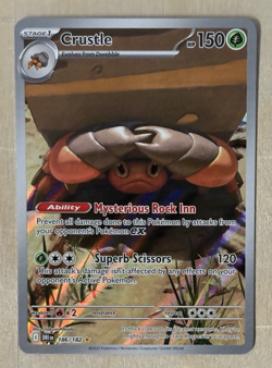 Crustle Holo Destined Rivals Illustration Rare 186/182 Pokemon TCG - Image 2