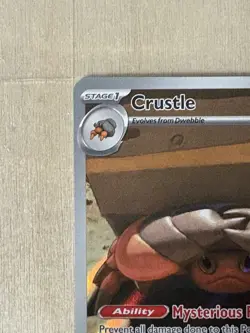 Crustle Holo Destined Rivals Illustration Rare 186/182 Pokemon TCG - Image 3