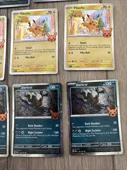 Pokemon Trick Or Trade Pikachu, Gengar, Darkrai, Umbreon Cosmos Holo NM - Image 3