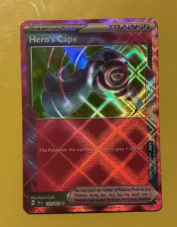 Pokemon Hero's Cape Trainer Ace Spec Rare 152/162 Temporal Forces #152 Pokemon - Image 1