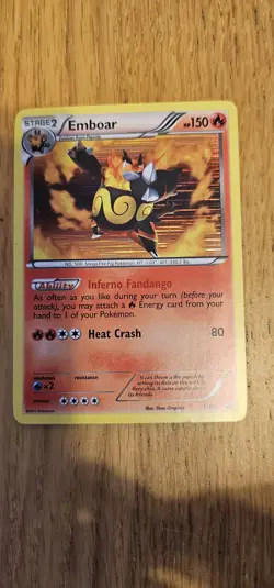 Pokemon TCG Emboar Black White BW21 Holo Promo Promo Near Mint Rare - Image 1