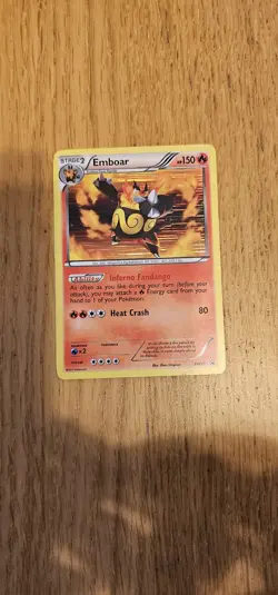 Pokemon TCG Emboar Black White BW21 Holo Promo Promo Near Mint Rare - Image 2