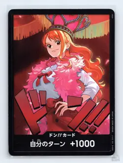DON!! Card (Nami) Foil Extra Booster: One Piece Heroines Edition JP One Piece NM - Image 1
