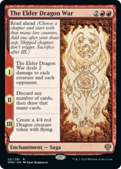 The Elder Dragon War FOIL Dominaria United NM Red Rare MAGIC MTG CARD ABUGames - Image 1