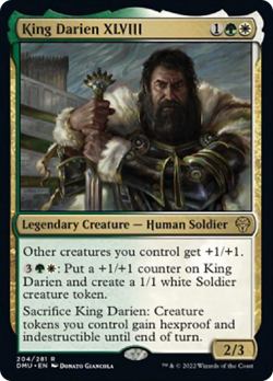 King Darien XLVIII FOIL Dominaria United NM Green White Rare MAGIC CARD ABUGames - Image 1