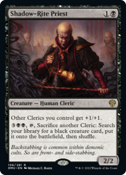 Shadow-Rite Priest FOIL Dominaria United NM Black Rare MAGIC MTG CARD ABUGames - Image 1