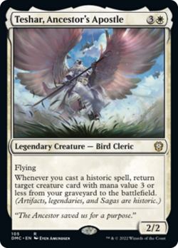 Teshar, Ancestor's Apostle Dominaria United Commander NM Rare CARD ABUGames - Image 1