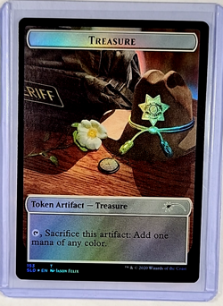 MTG Magic the Gathering Secret Lair Walking Dead Foil Token Bicycle Girl Walker - Image 2