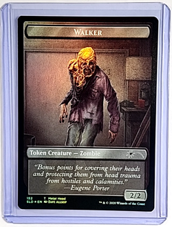2020 MTG Magic the Gathering Secret Lair Walking Dead Foil Token Winslow Walker - Image 2